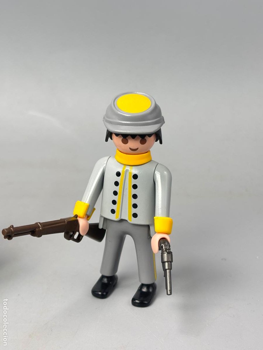 Playmobil: Playmobil soldado sudista con rifle oeste