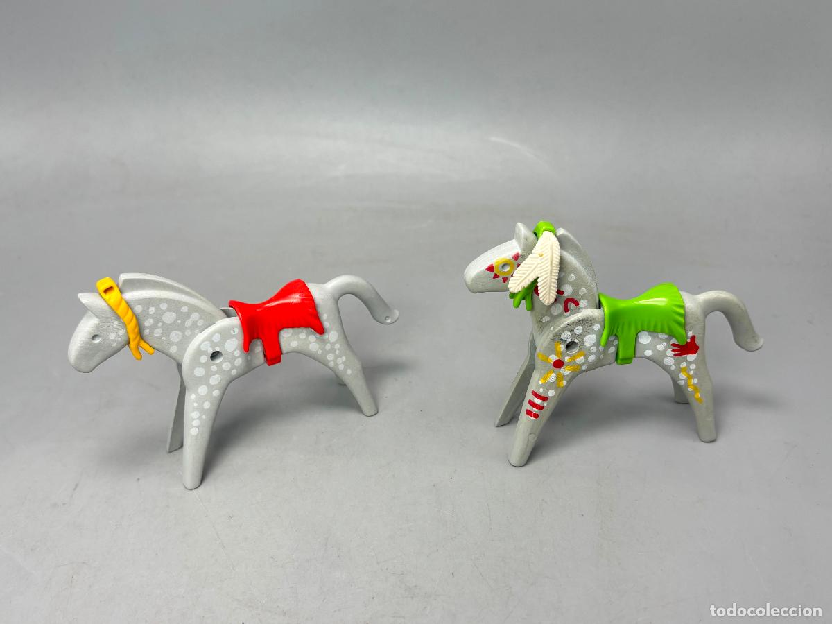 Playmobil: Playmobil lote caballo indio con silla de montar