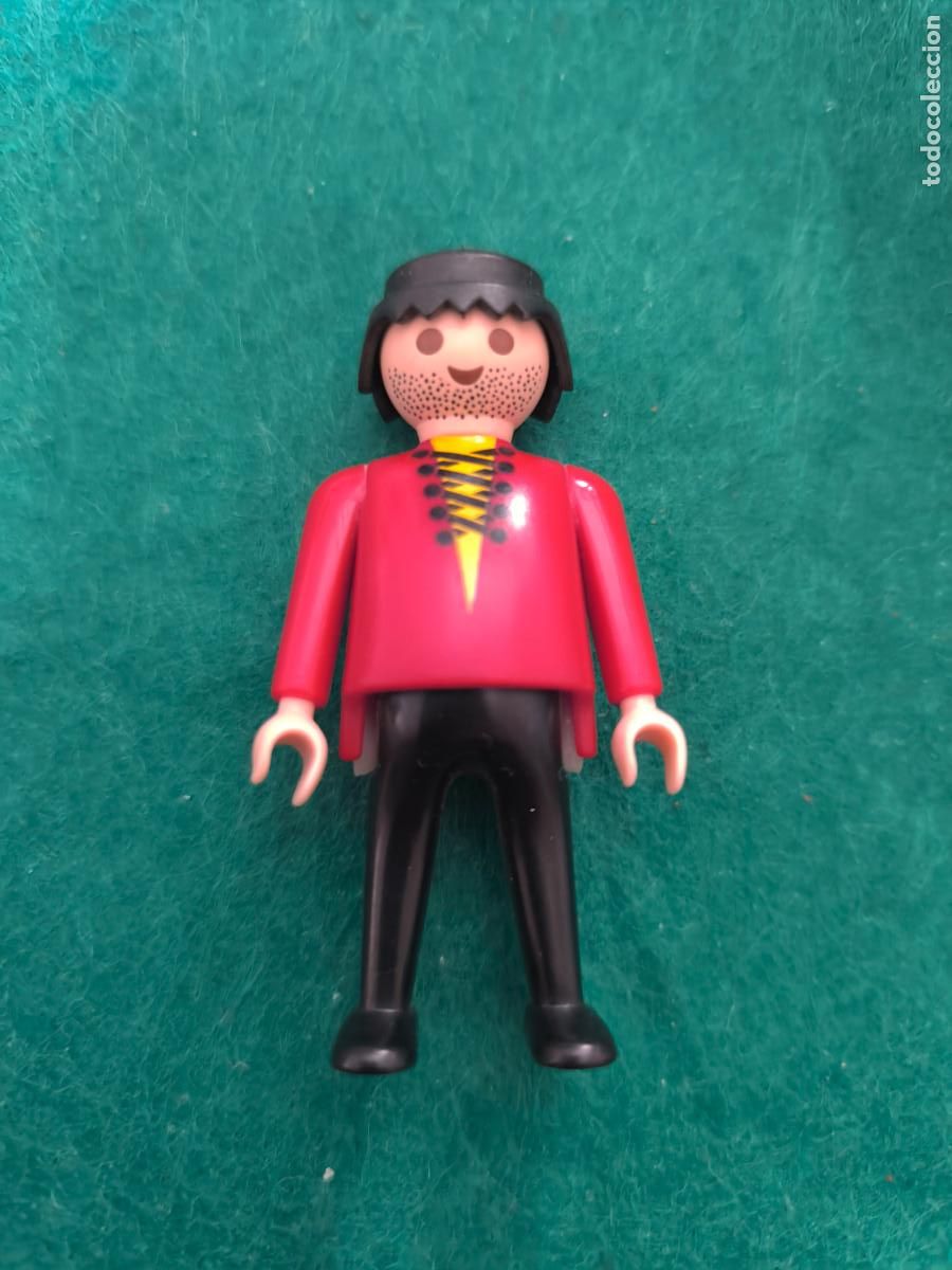 Playmobil: playmobil figura campesino medieval tabernero gordo vikingos b&aacute;rbaros romanos oeste piratas