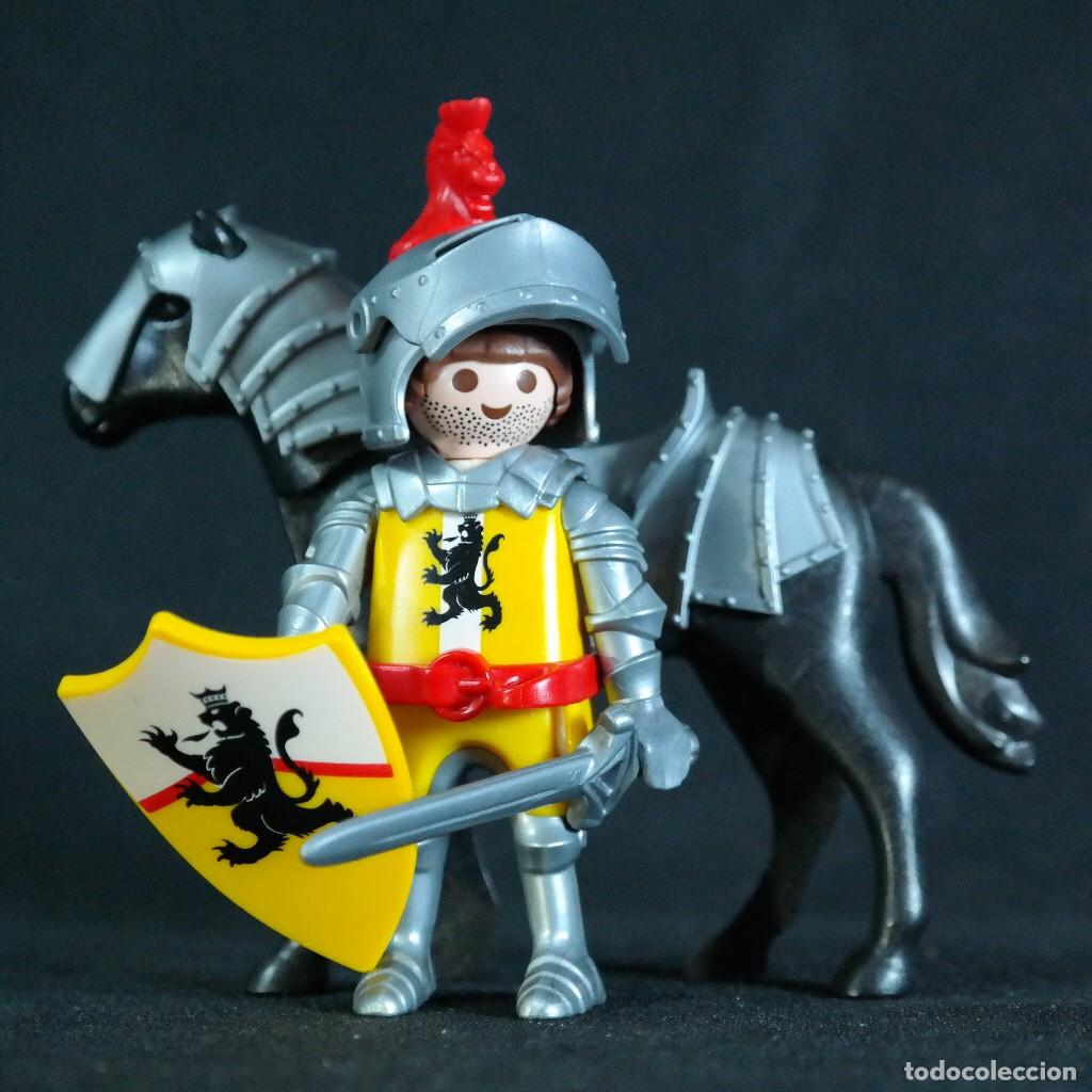 Playmobil: Playmobil caballero medievales de leon con caballo ☼