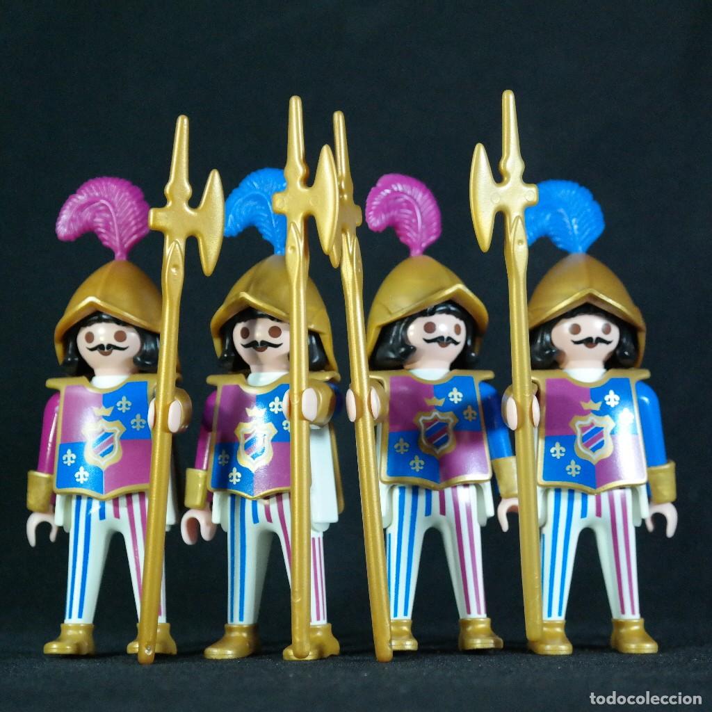 Playmobil: Playmobil 4 guardias reales medievales ☼