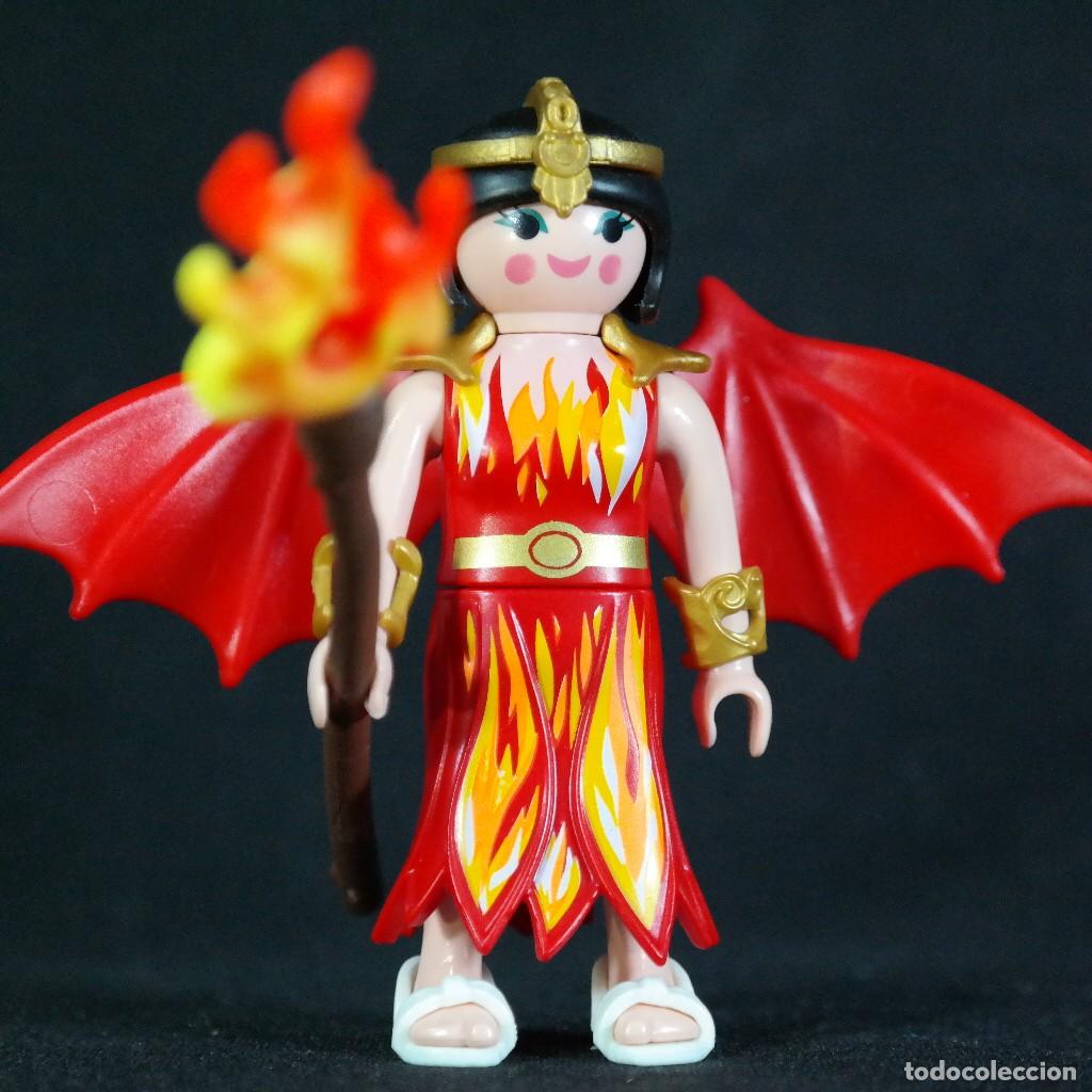 Playmobil: Playmobil mujer con alas y fuego ☼