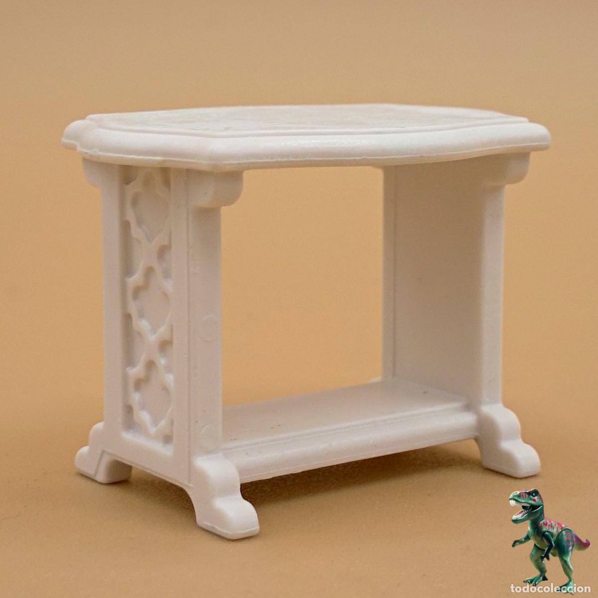 Playmobil: Playmobil mesita de noche blanca tocador mesa victoriana princesa medieval 3031 4249 4252 4254 9485