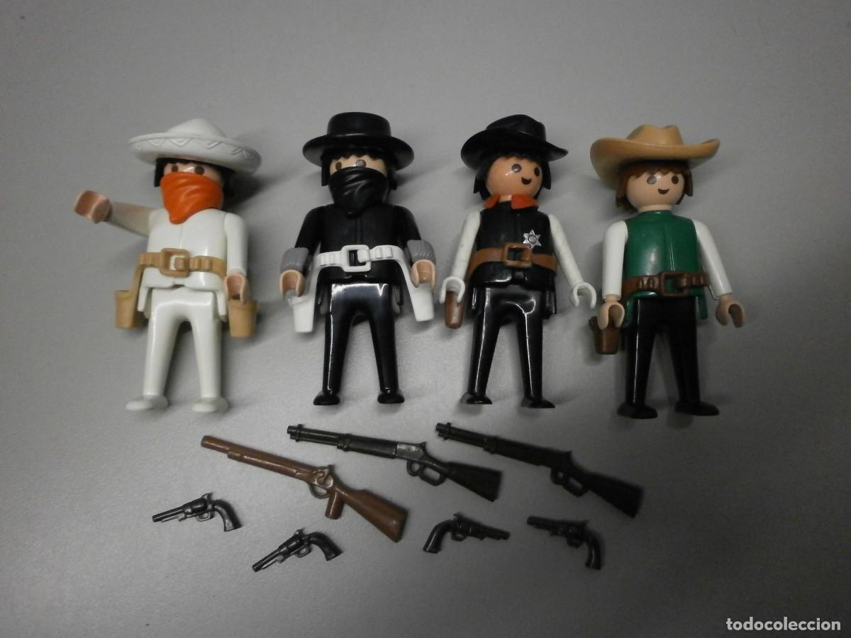 Playmobil: lote de playmobil sheriff y cuatreros del oeste