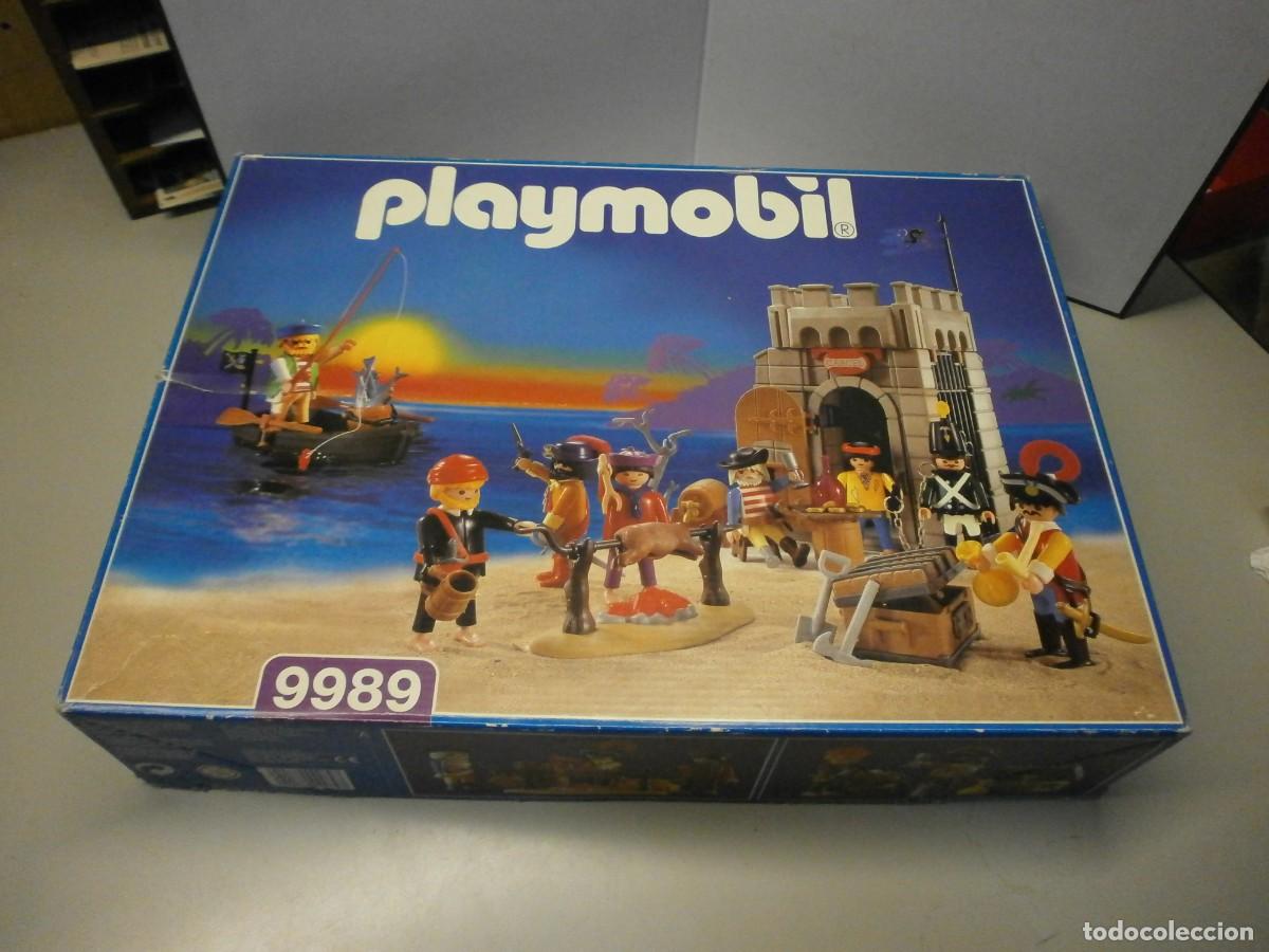 Playmobil: lote de playmobil isla pirata carcel pirata en caja ref 9989