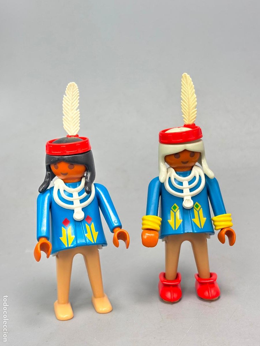 Playmobil: Playmobil 3733 lote mujer poblado indio