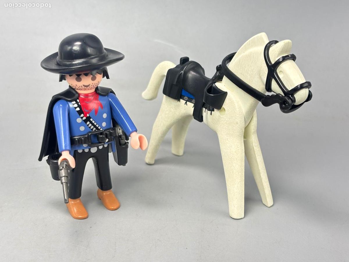 Playmobil: Playmobil 3798 figura caza recompensas con caballo