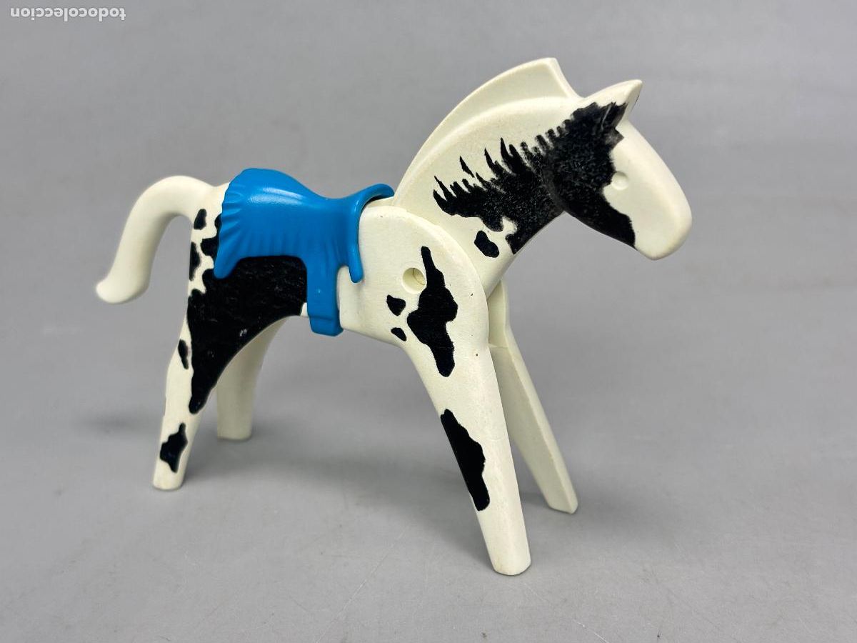 Playmobil: Playmobil 3870 caballo indio blanco