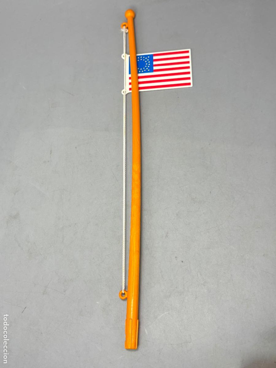 Playmobil: Playmobil 3023 3806 m&aacute;stil con bandera fuerte oeste