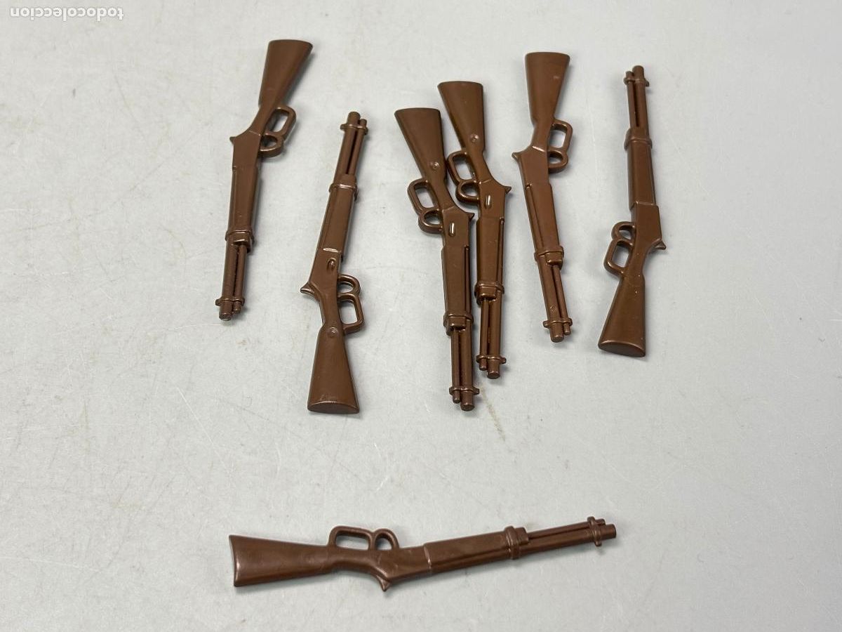 Playmobil: Playmobil lote rifle vaquero sudista soldado nordista
