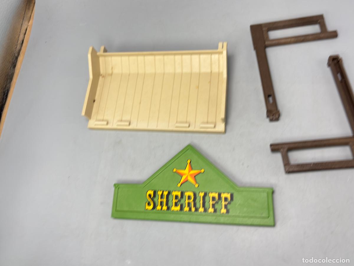 Playmobil: Playmobil 3786 tejado letrero porche y pilares oficina sheriffs
