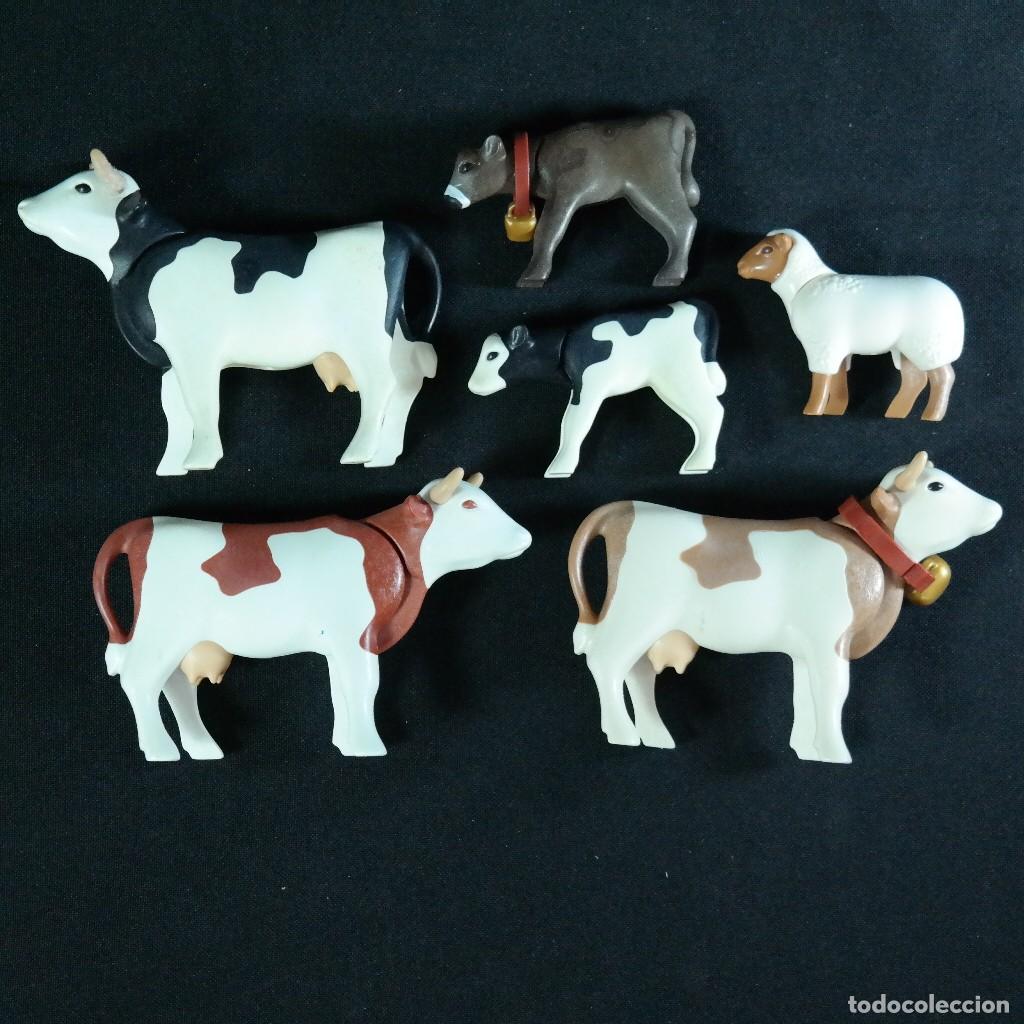 Playmobil: Playmobil vacas y terneros y oveja ☼