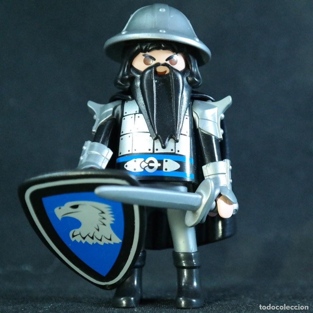 Playmobil: Playmobil caballero medieval de aguila con barba larga ☼