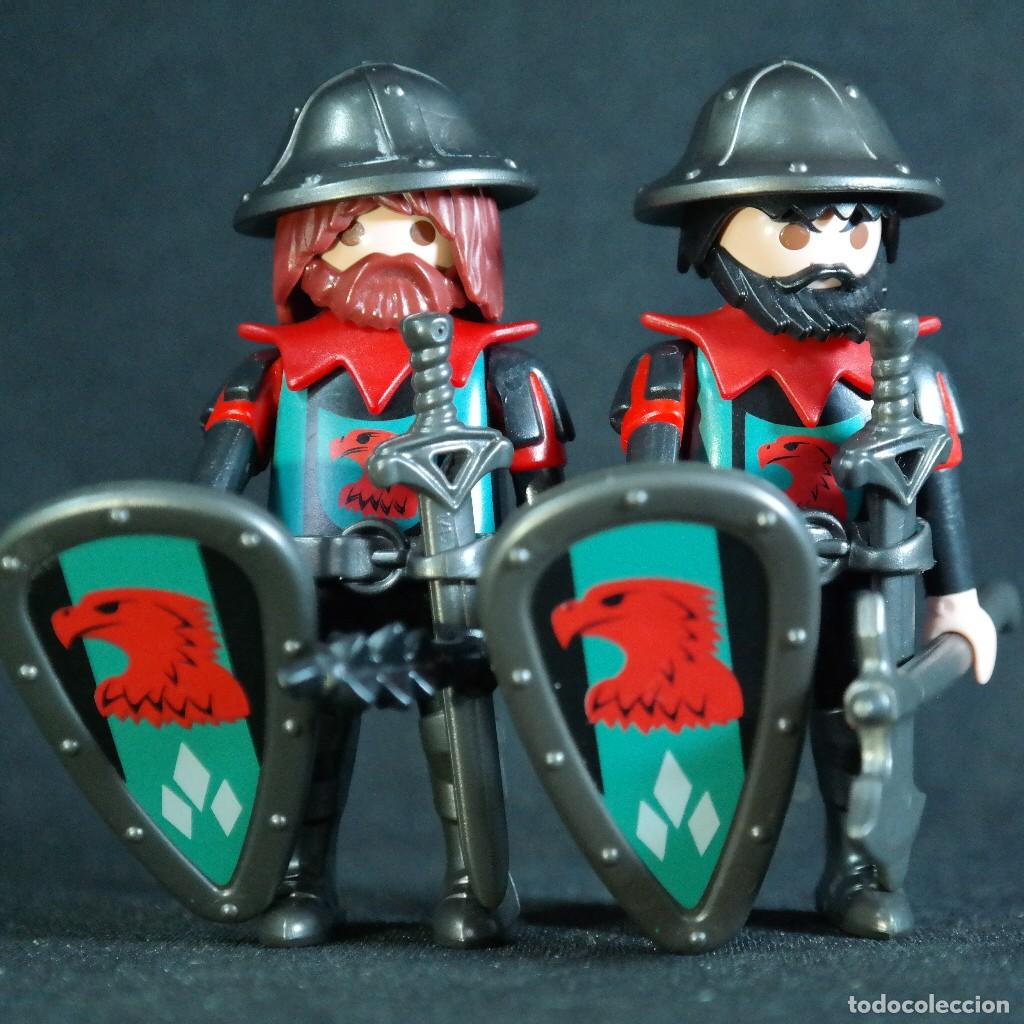 Playmobil: Playmobil dos caballeros medievales de aguila ☼
