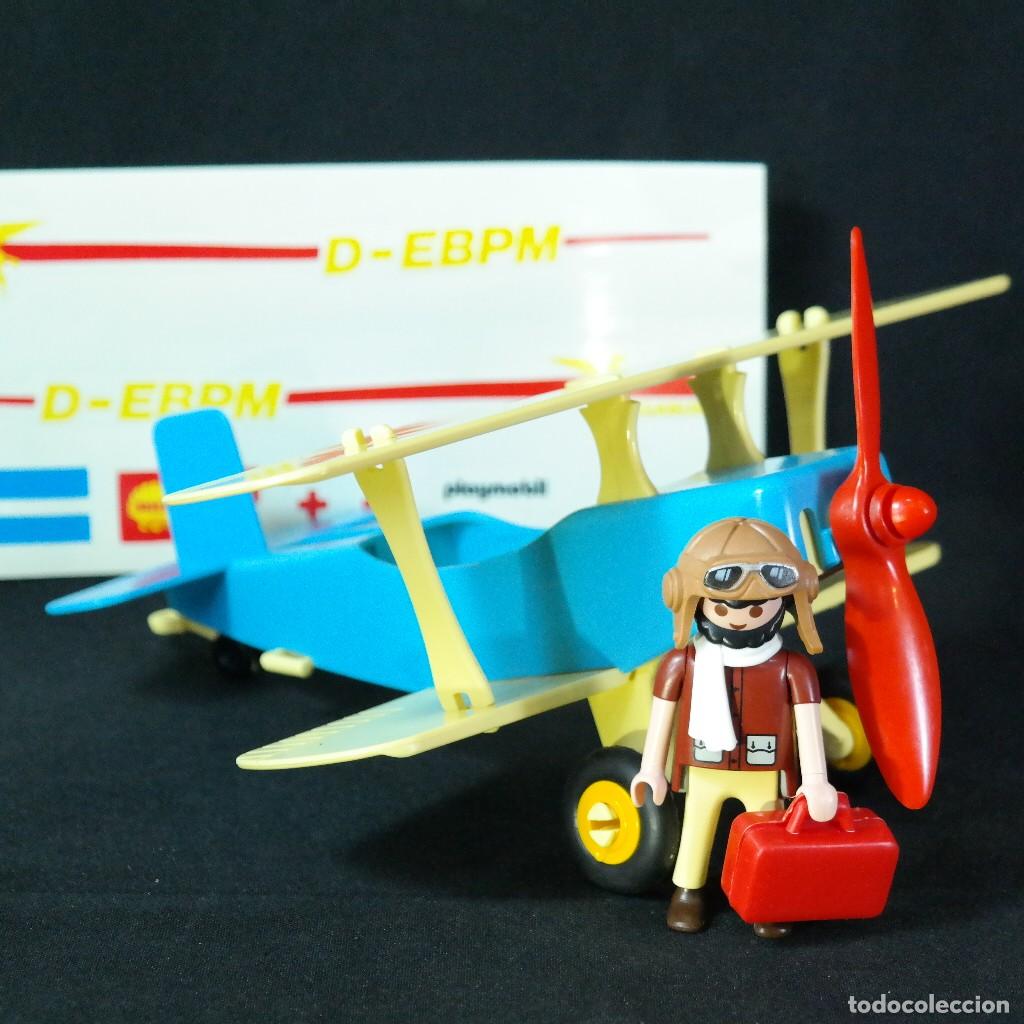 Playmobil: Playmobil biplano con piloto ☼