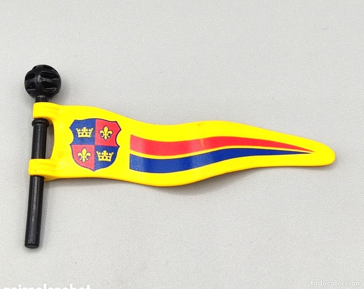 Playmobil: Playmobil 3652 bandera banderin estandarte pendon torneo justa flor de lis medieval castillo 3674