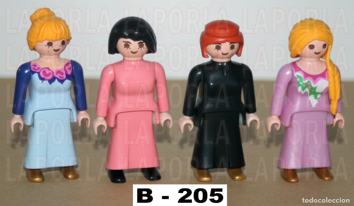 Playmobil: PLAYMOBIL 4 FIGURAS MUJERES - MEDIEVAL FANTAS&Iacute;A VICTORIANO (B-205)