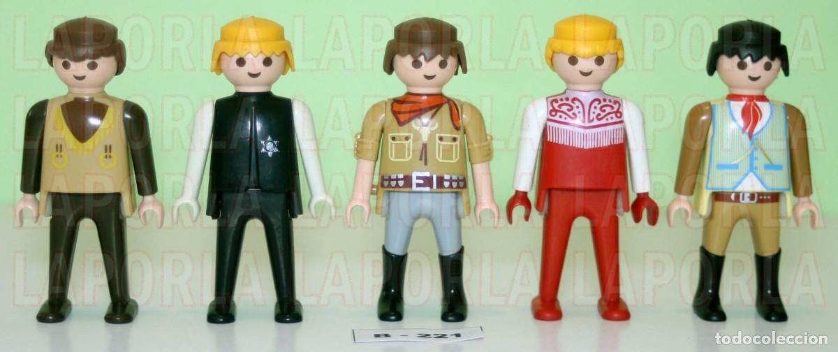 Playmobil: PLAYMOBIL 5 FIGURAS OESTE - SHERIFF VAQUERO WESTERN (B-221)