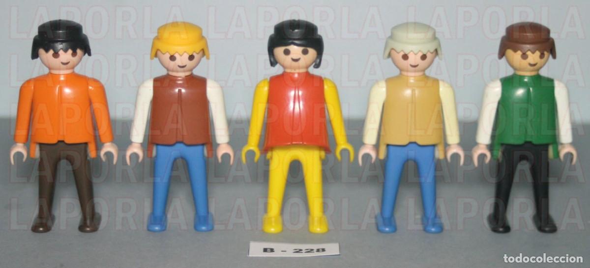 Playmobil: PLAYMOBIL 5 FIGURAS CL&Aacute;SICAS VARIADAS 4 CLICKS Y 1 CLACK - MEDIEVAL OESTE (B-228)