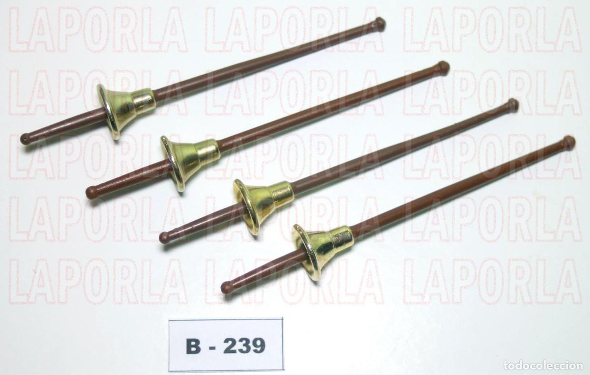 Playmobil: PLAYMOBIL 4 LANZAS JUSTAS TORNEO MEDIEVAL - CABALLERO CASTILLO (B-239)