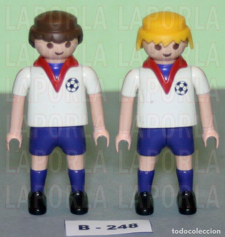 Playmobil: PLAYMOBIL 2 FIGURAS FUTBOLISTAS INGLATERRA - DEPORTE F&Uacute;TBOL SELECCI&Oacute;N (B-248)