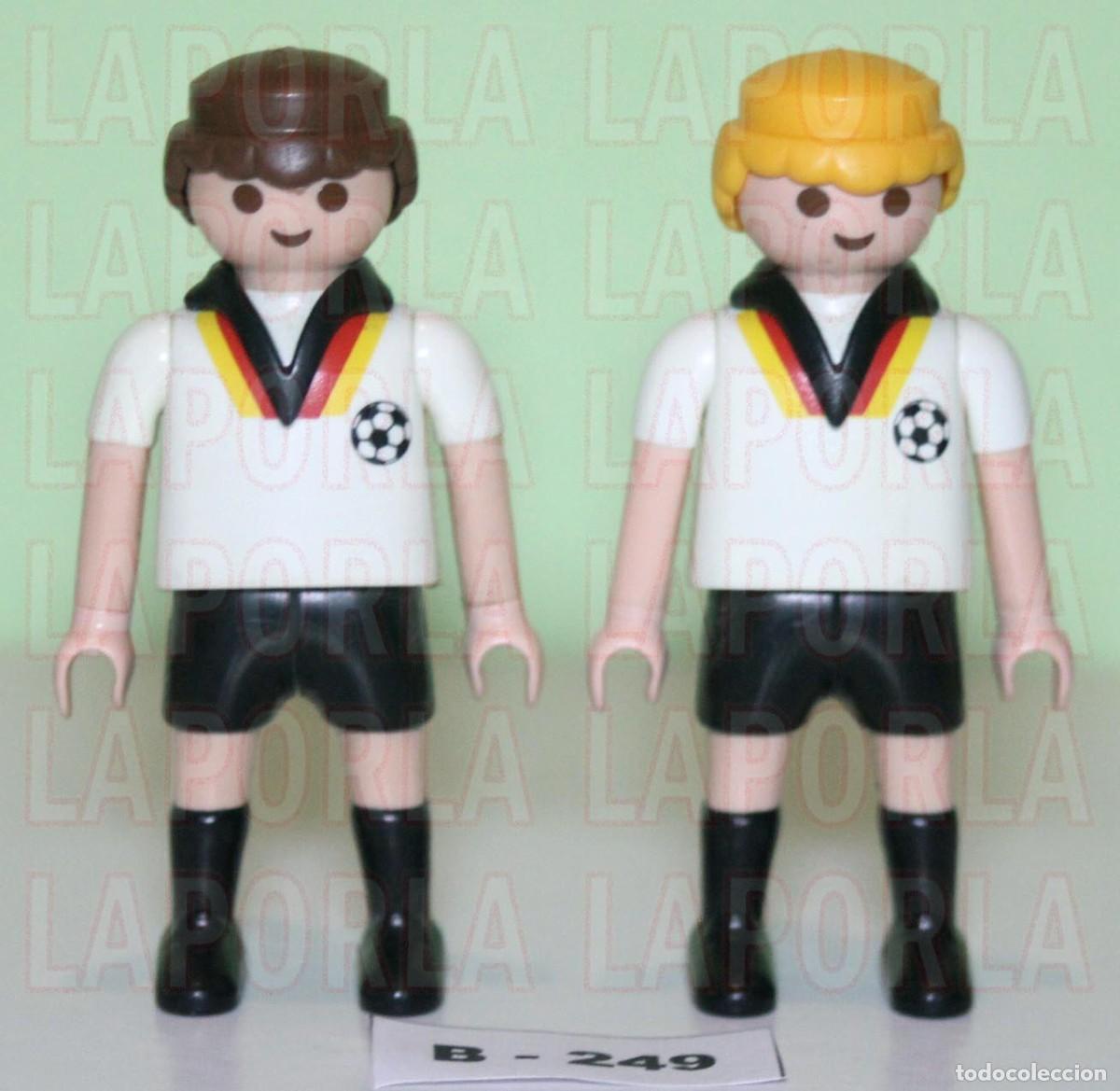 Playmobil: PLAYMOBIL 2 FIGURAS FUTBOLISTAS ALEMANIA - DEPORTE F&Uacute;TBOL SELECCI&Oacute;N (B-249)