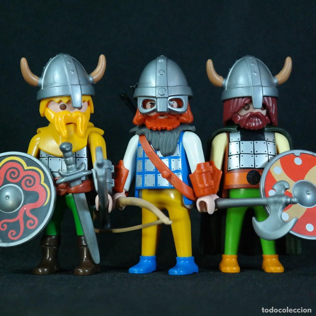 Playmobil: Playmobil tres vikingos ☼