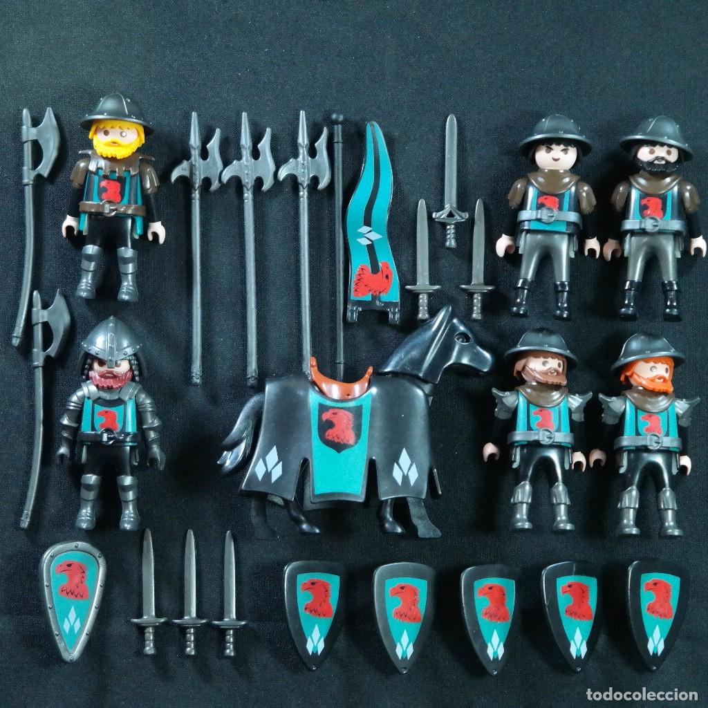 Playmobil: Playmobil 6 caballeros de aguila con caballo ☼