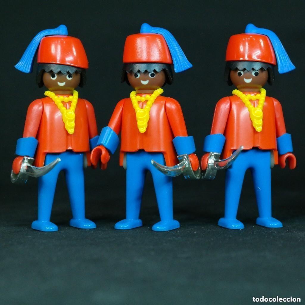 Playmobil: Playmobil 3 piratas con gorros fez ☼