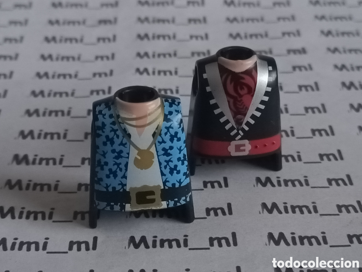 Playmobil: Playmobil 2 torsos hombre barco pirata recambios figuras