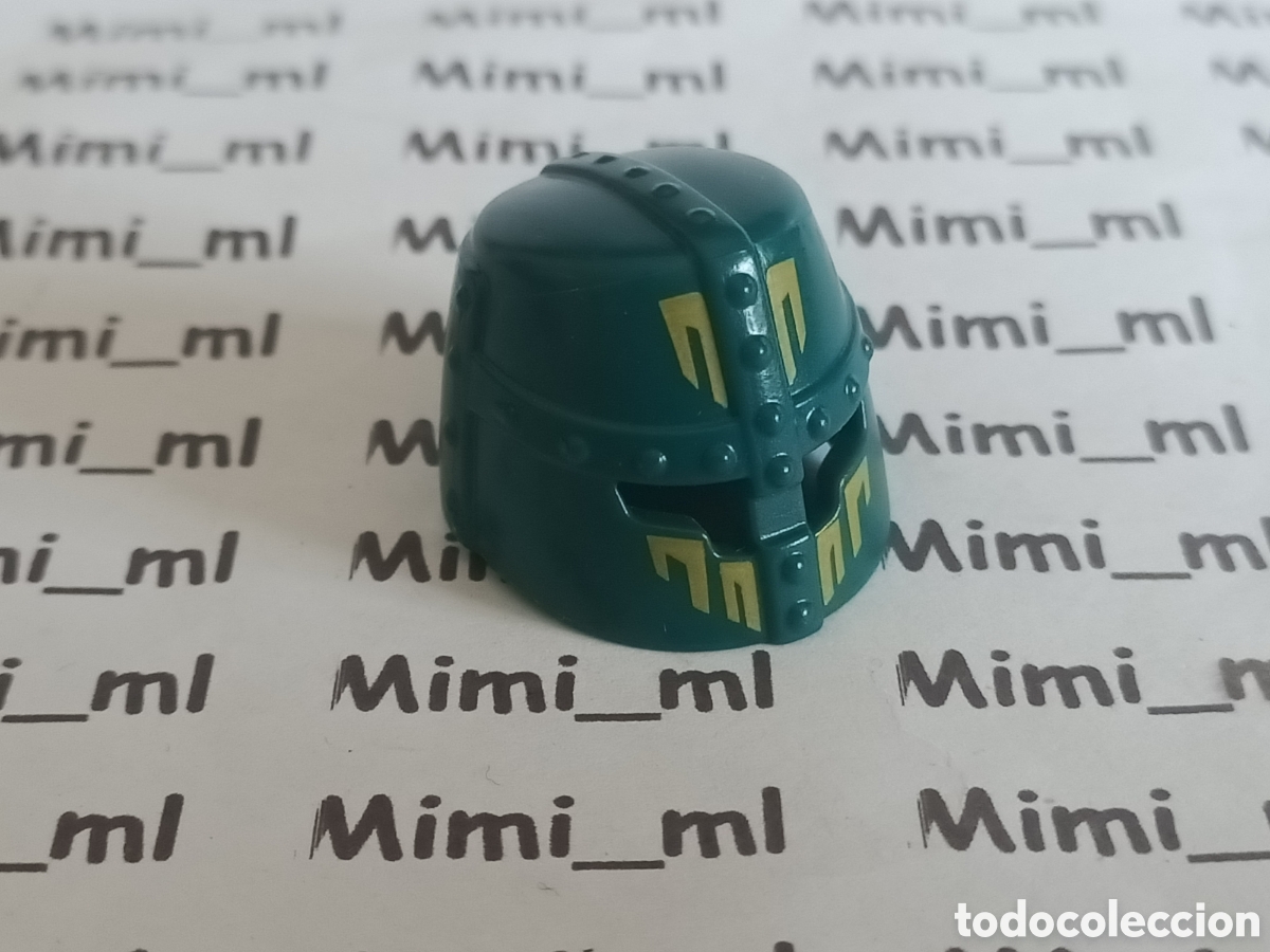 Playmobil: Playmobil casco verde caballero medieval
