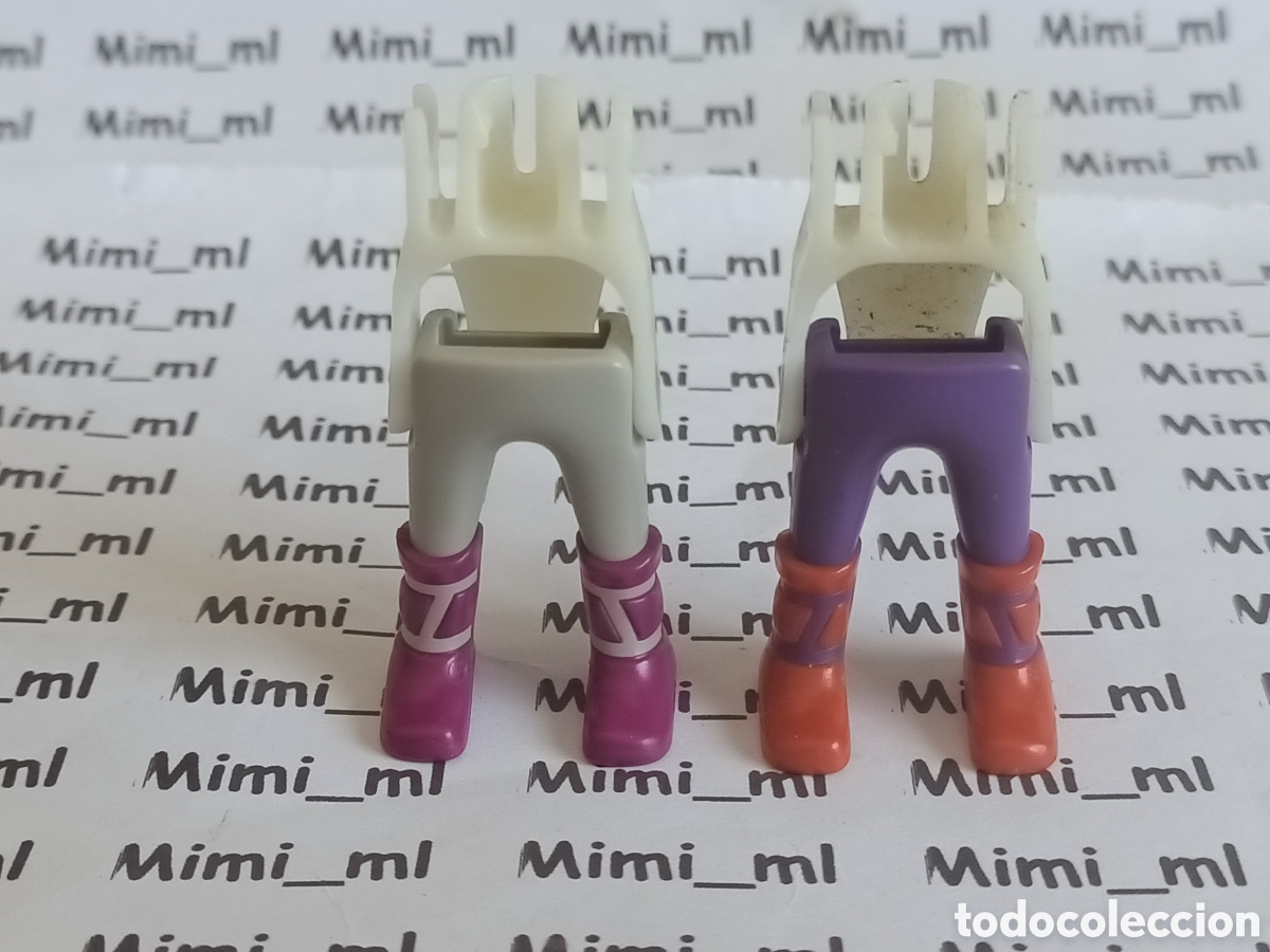 Playmobil: Playmobil 2 pares piernas con esqueleto hombre vikingo medieval botas recambios figuras