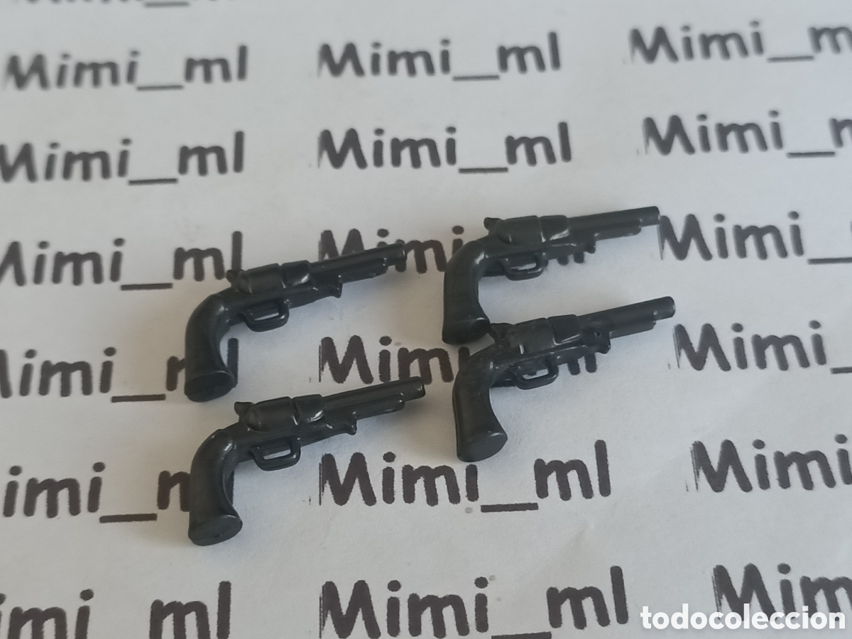 Playmobil: Playmobil 4 pistolas western rev&oacute;lver oeste vaquero armas