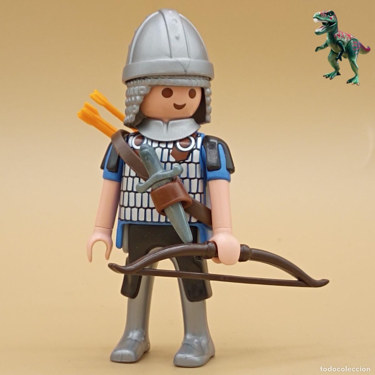 Playmobil: Playmobil figura arquero asirio azul romano soldado legion legionario auxiliar medieval 4275 4276