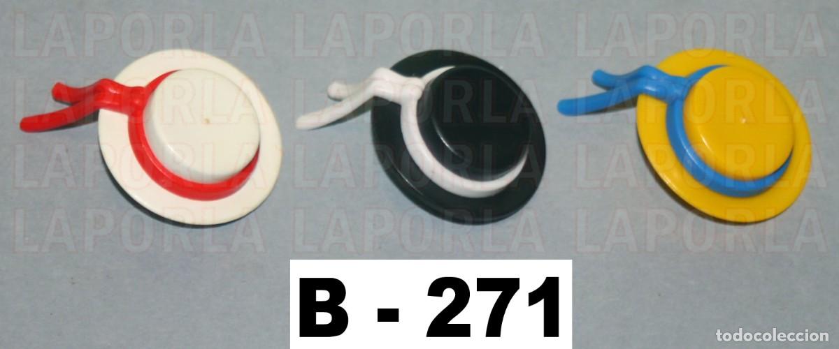 Playmobil: PLAYMOBIL 3 SOMBREROS CON CINTAS - MARINEROS VICTORIANO (B-271)