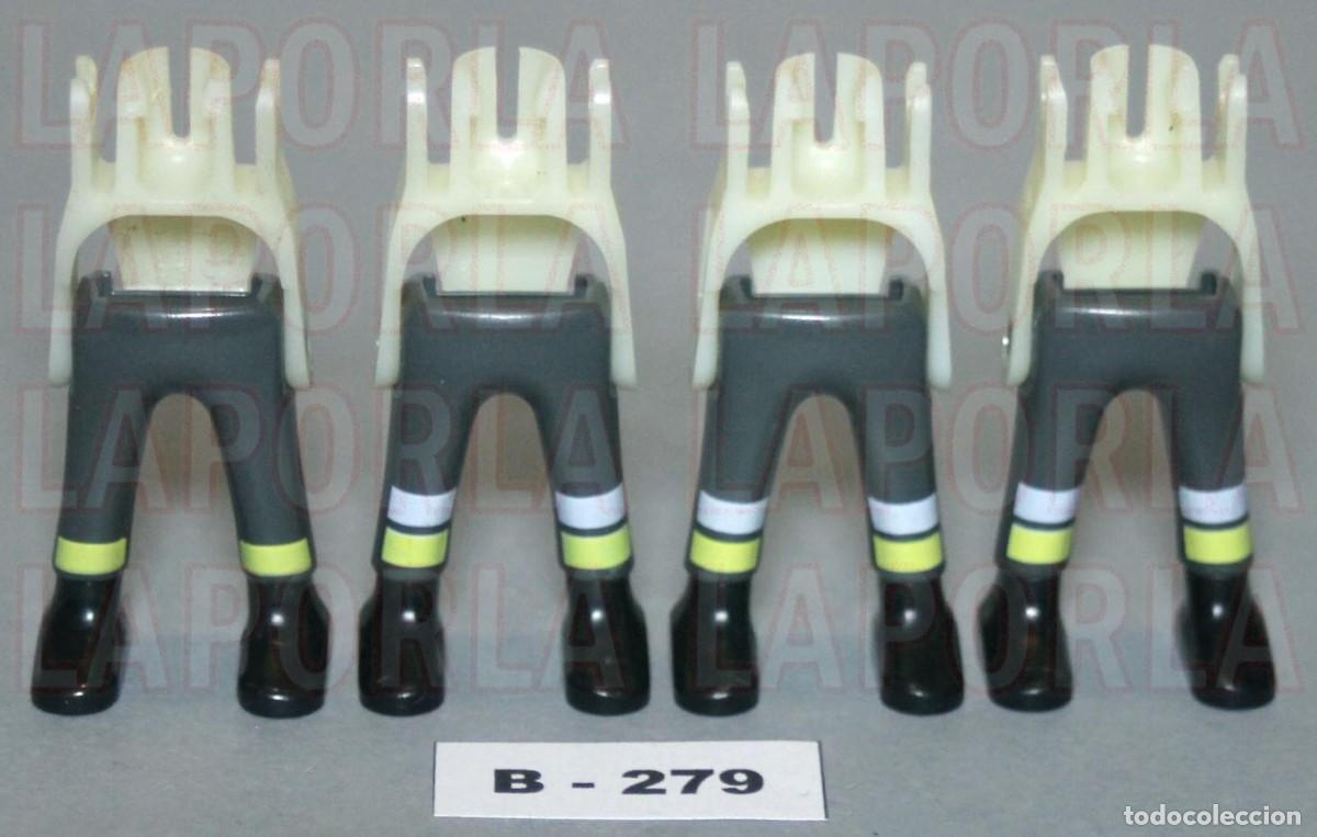 Playmobil: PLAYMOBIL 4 PIERNAS BOMBEROS CON ESQUELETOS (B-279)