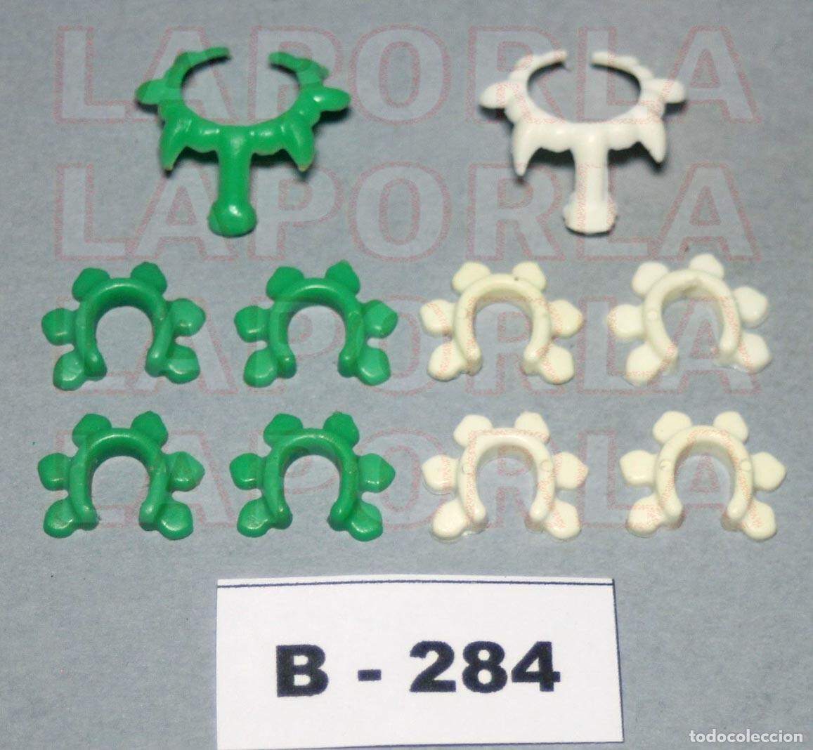 Playmobil: PLAYMOBIL ABALORIOS CL&Aacute;SICOS INDIOS 10 PIEZAS - COLLAR PULSERA TRIBU OESTE (B-284)