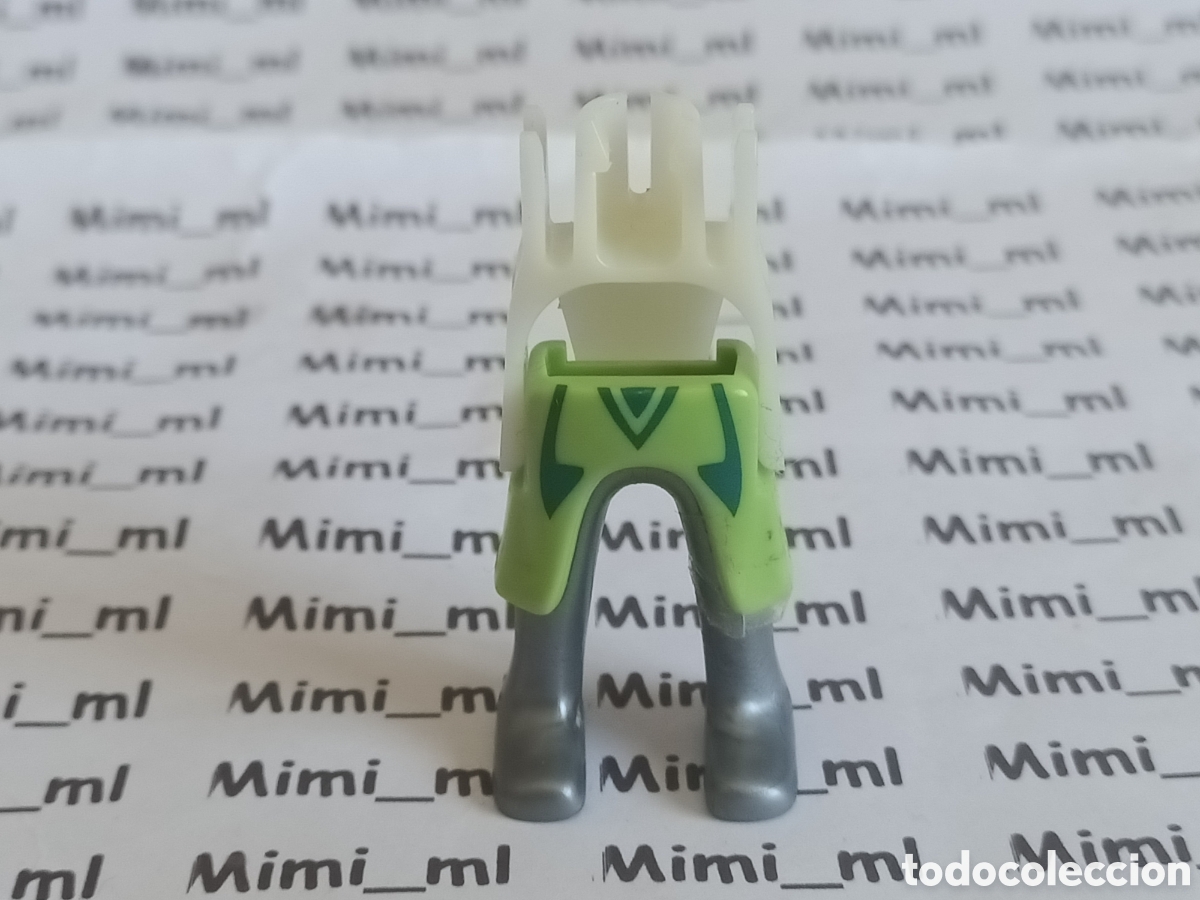 Playmobil: Playmobil piernas con esqueleto hombre caballero medieval drag&oacute;n verde guerrero samur&aacute;i mongol &aacute;tico