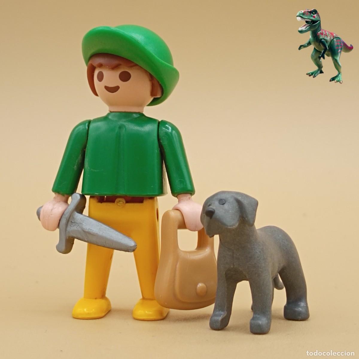 Playmobil: Playmobil figura chico con perro ladron robin hood ni&ntilde;o huerfano golfillo medieval