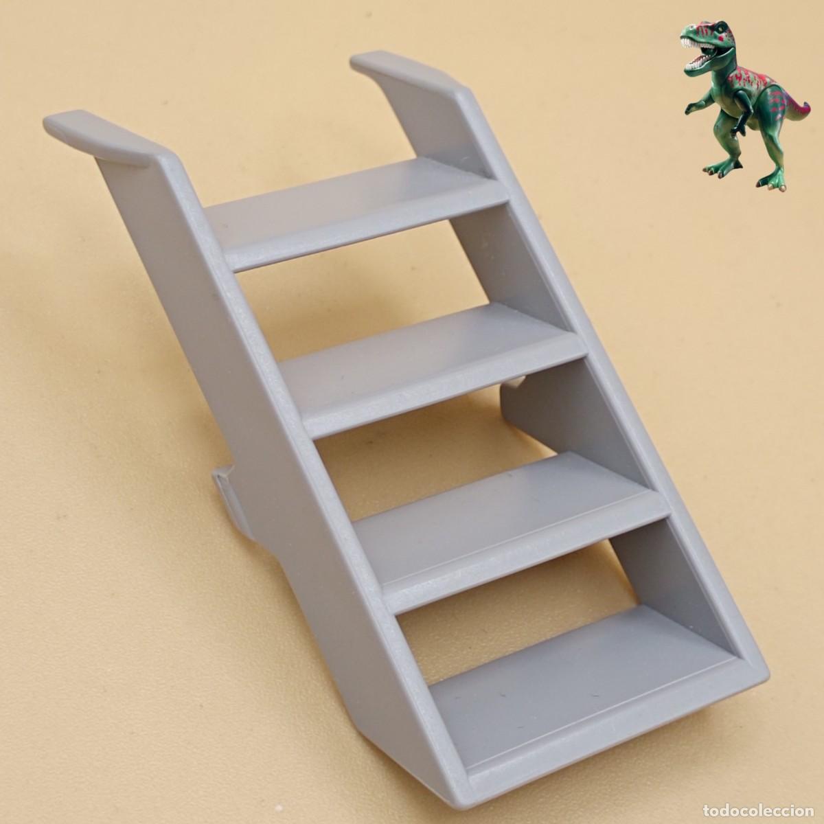 Playmobil: Playmobil escalera gris de remolque trailer construccion obras escalones 30050770 3760 3777 7242