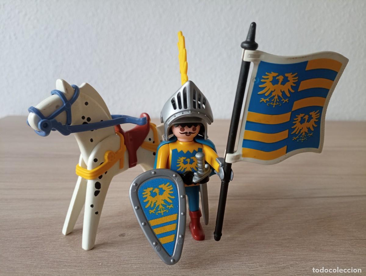 Playmobil: playmobil, lote, caballero de la Flor de lis, Ref. 3652, medieval, castillo. edad media.