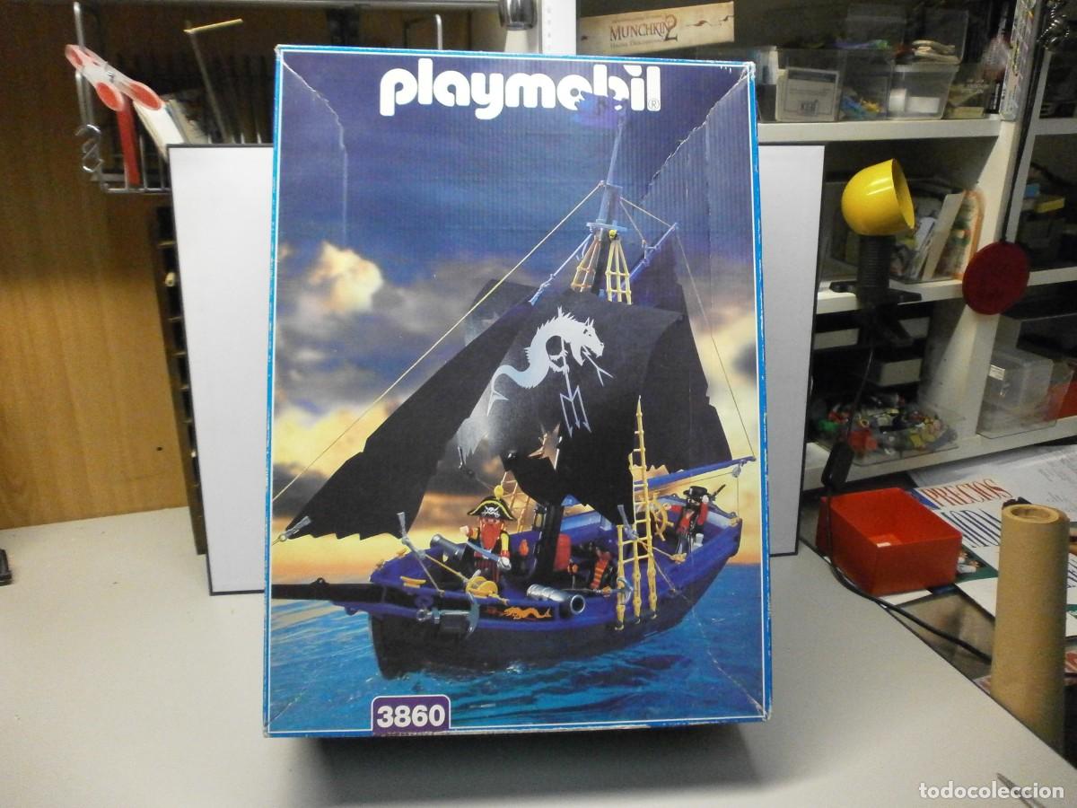Playmobil: lote de playmobil barco pirata en caja ref 3860