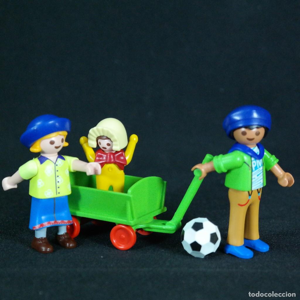 Playmobil: Playmobil ni&ntilde;os con carrito ☼