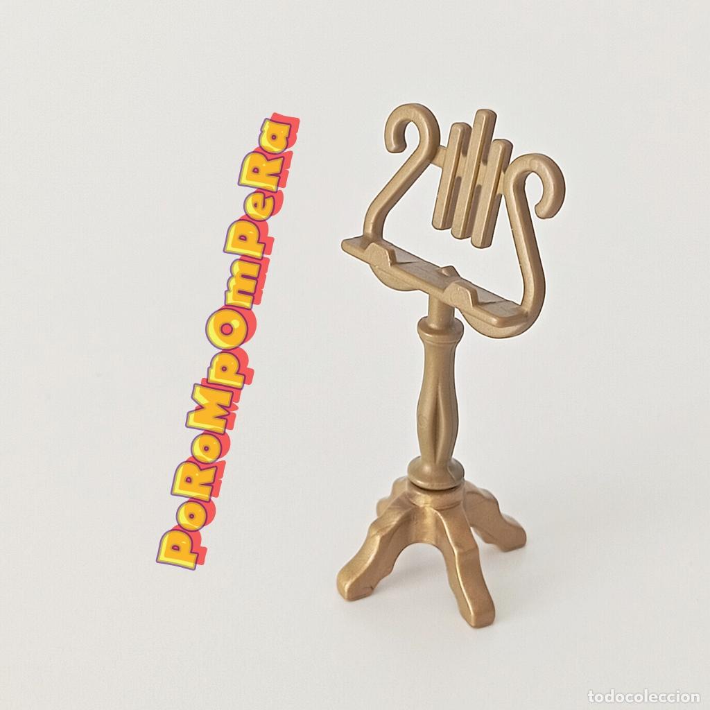 Playmobil: PLAYMOBIL ATRIL PARA PARTITURA MUSICAL M&Uacute;SICO SOPORTE INSTRUMENTO VICTORIAN M3