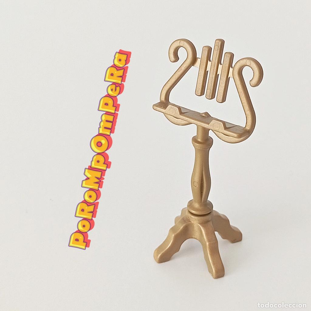 Playmobil: PLAYMOBIL ATRIL PARA PARTITURA MUSICAL M&Uacute;SICO SOPORTE INSTRUMENTO VICTORIAN M3