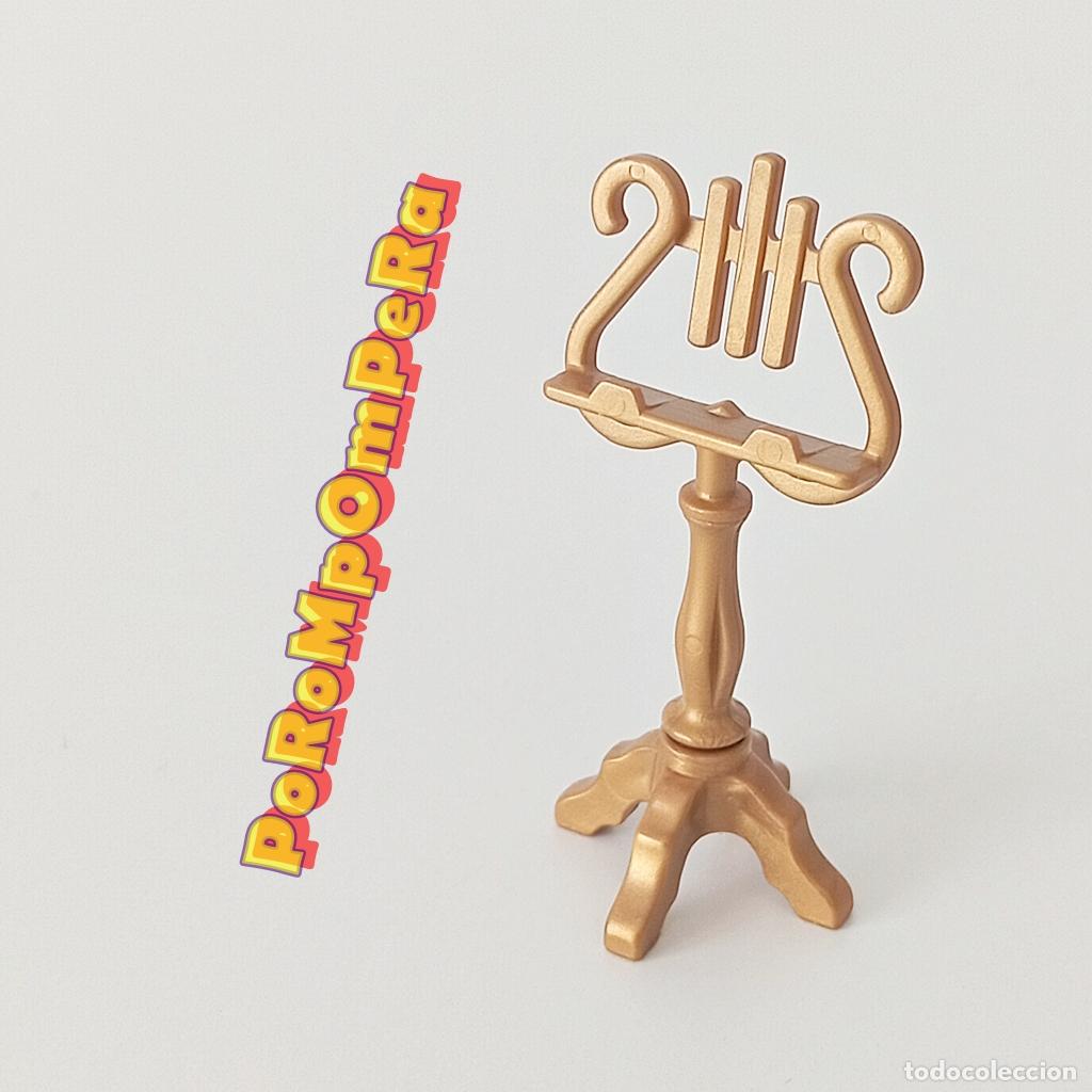 Playmobil: PLAYMOBIL ATRIL PARA PARTITURA MUSICAL M&Uacute;SICO SOPORTE INSTRUMENTO VICTORIAN M3