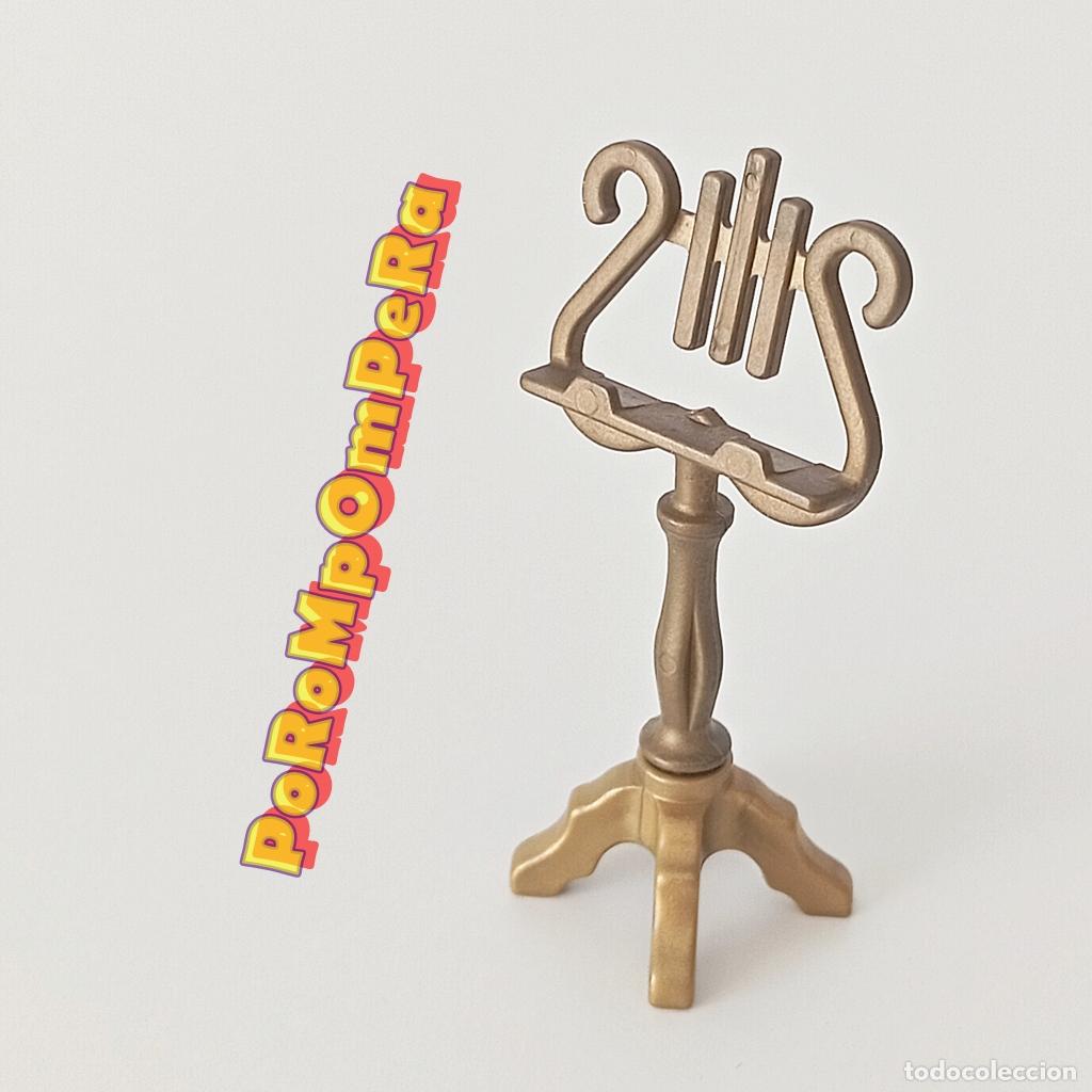 Playmobil: PLAYMOBIL ATRIL PARA PARTITURA MUSICAL M&Uacute;SICO SOPORTE INSTRUMENTO VICTORIAN M3