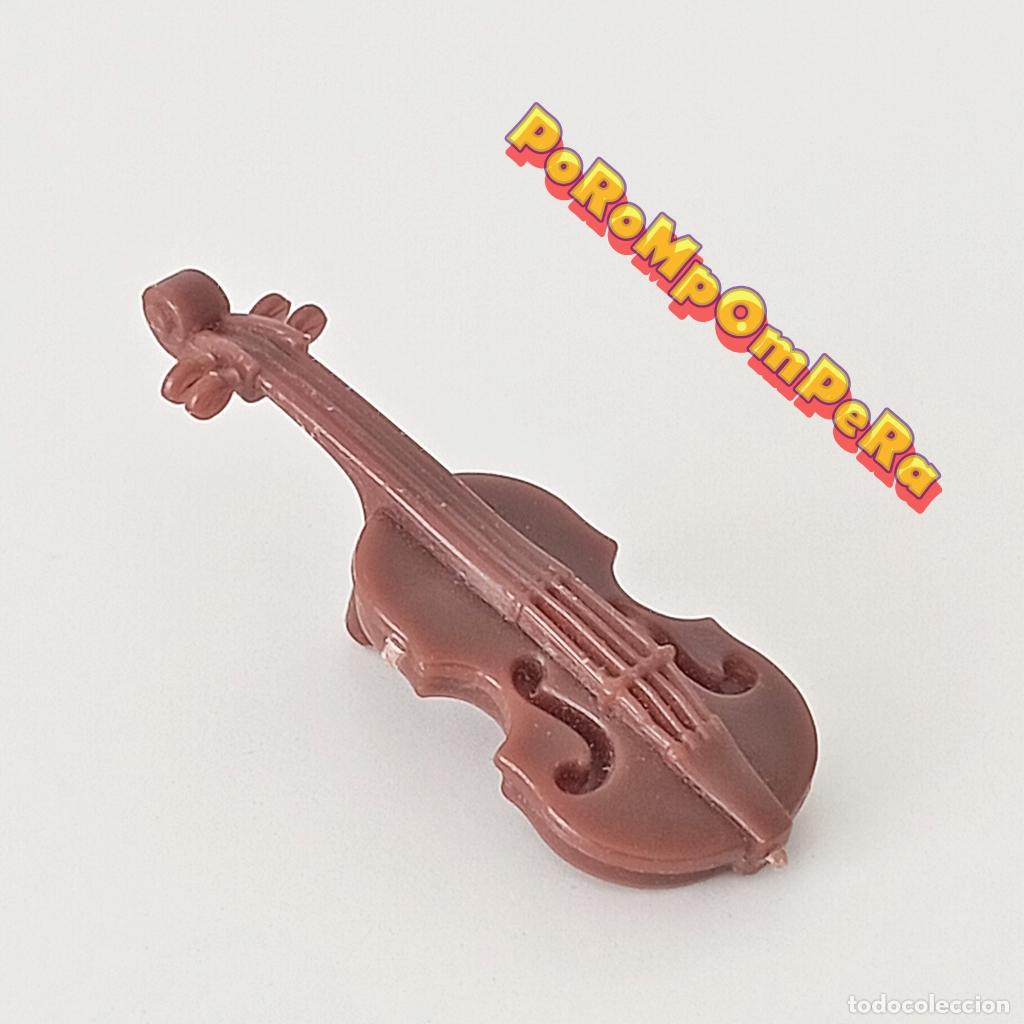 Playmobil: PLAYMOBIL VIOL&Iacute;N MARR&Oacute;N OSCURO INSTRUMENTO MUSICAL M&Uacute;SICO M3