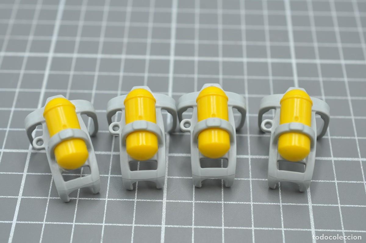 Playmobil: wsk049 Playmobil, 4 mochilas botella oxigeno