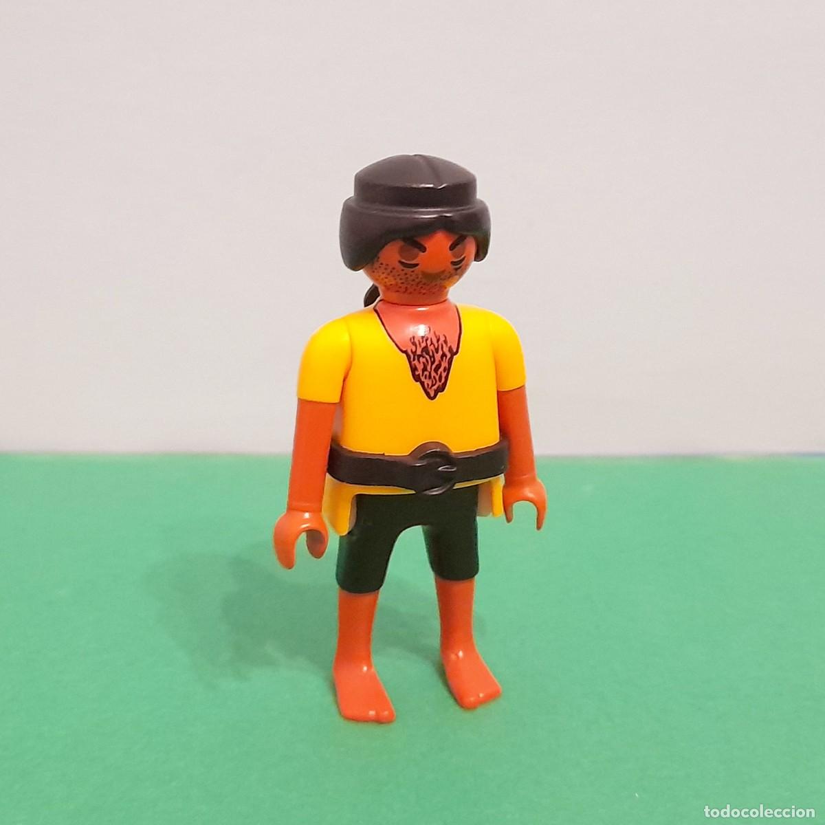 Playmobil: Playmobil Figura Pirata Amarillo y Negro
